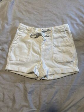 Judy Blue White Denim Shorts Sz L